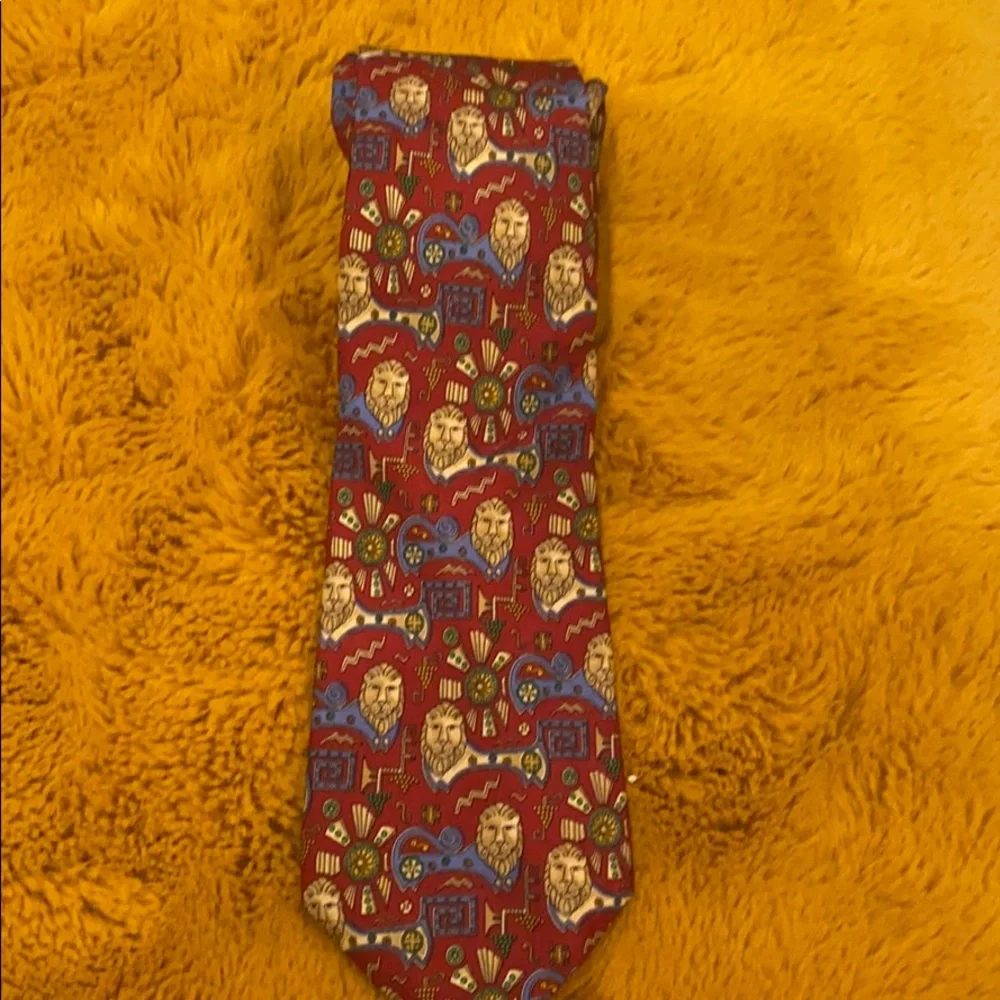 Salvador Ferragamo genuine silk tie made in Italy